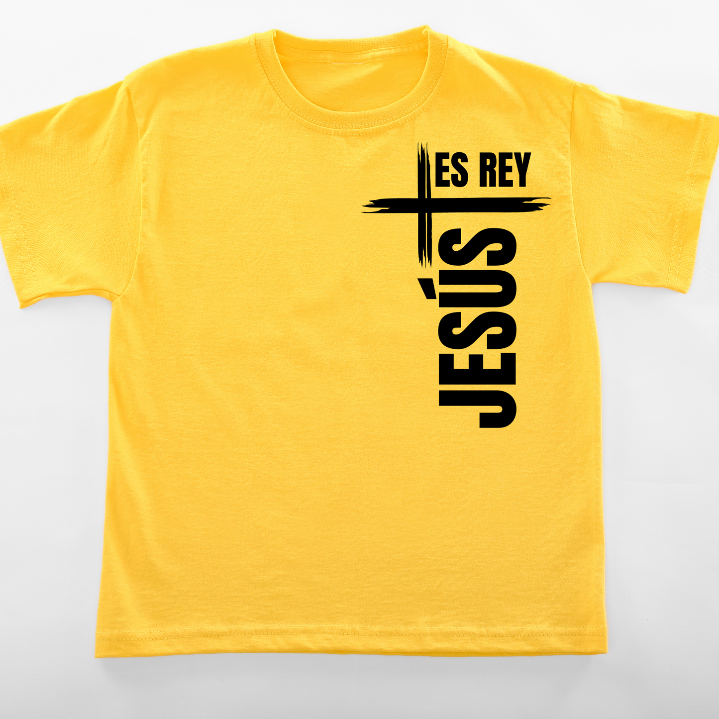 Tshirt Jesús es Rey Camisas Cristianas