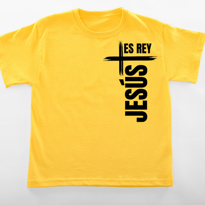 Tshirt Jesús es Rey Camisas Cristianas