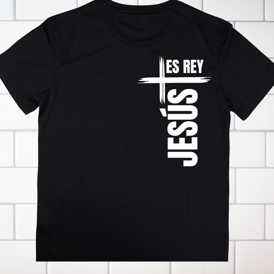 Tshirt Jesús es Rey Camisas Cristianas