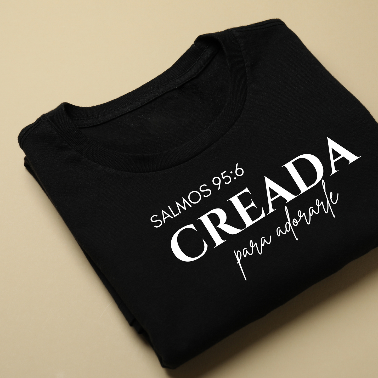 Tshirt "Creada Para Adorarle" Camisas Cristianas