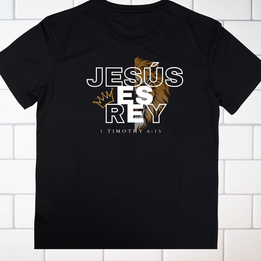 Tshirt "Jesús es Rey" Camisas Cristianas